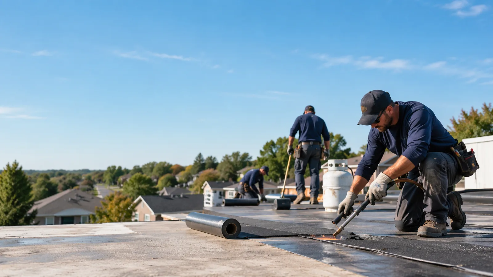 Flat Roof Leak Repair providers in Whittington, IL